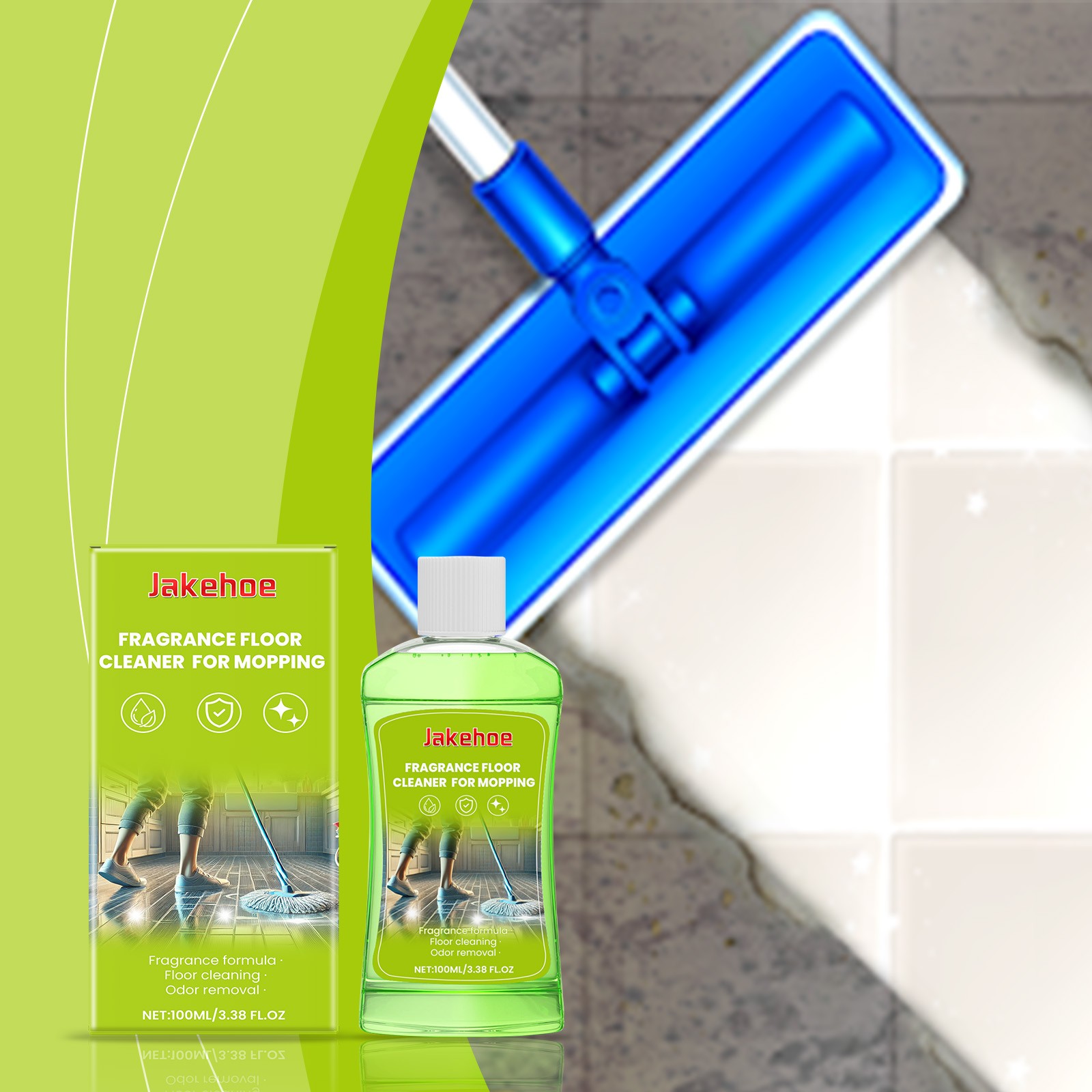 All Purpose Odor Eliminating Floor Cleaner with Long Lasting Fresh Fragrance