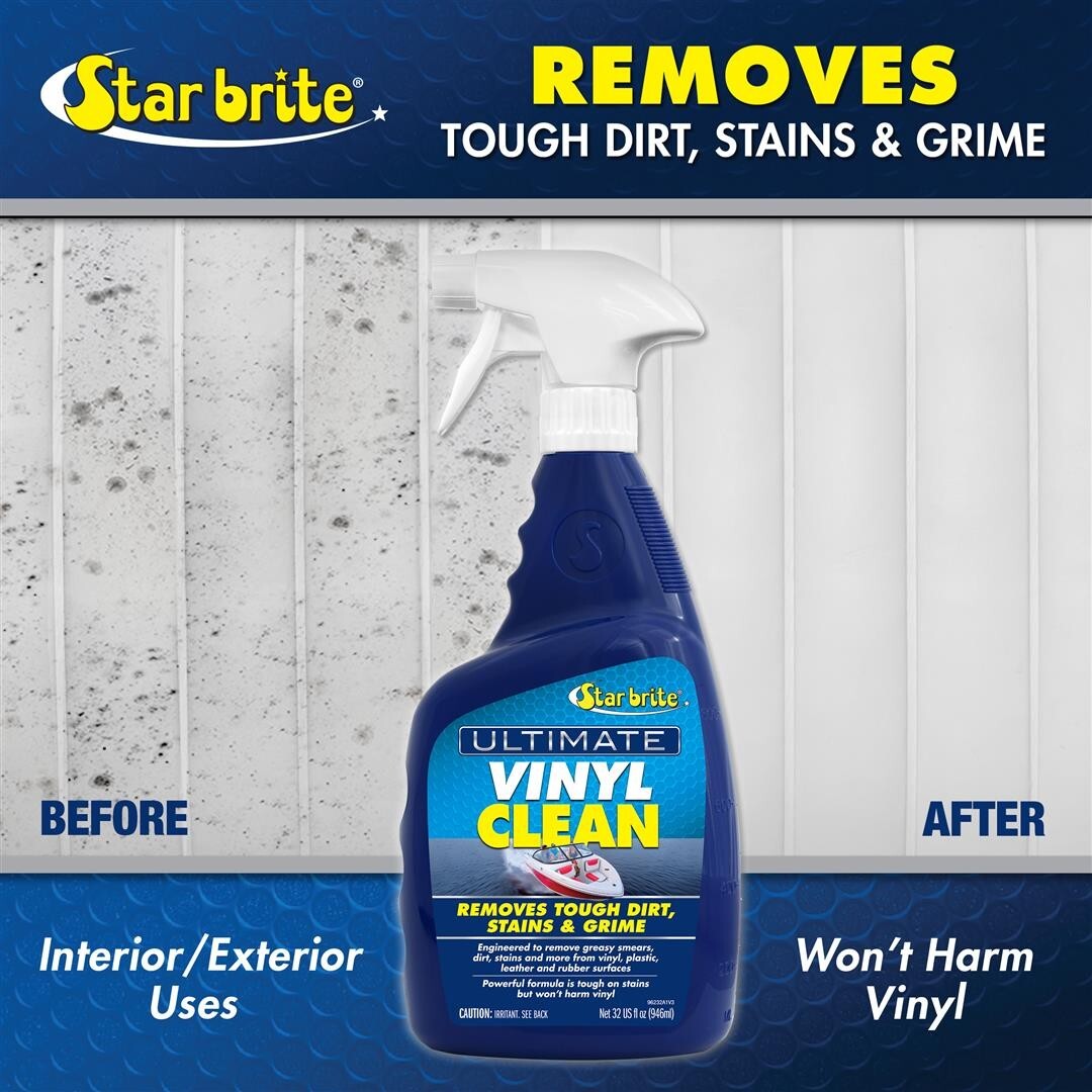 STAR BRITE Ultimate Vinyl Clean Spray – 32 Fl Oz (Pack of 1), Clear