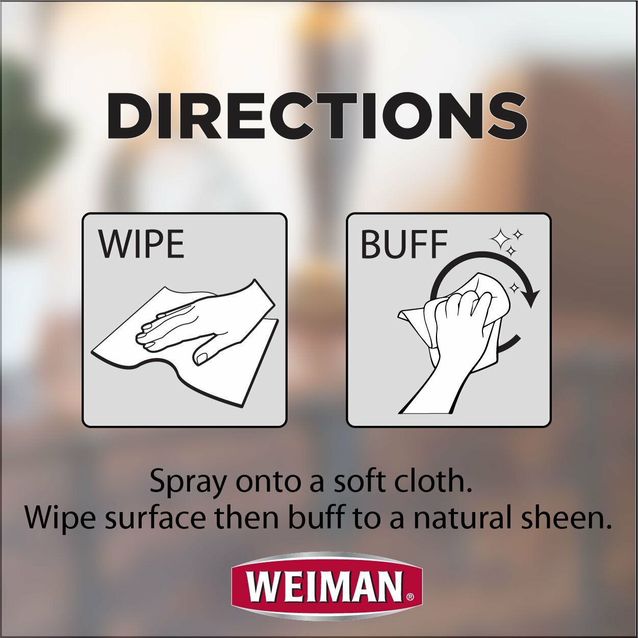 Weiman 3-IN-1 LEATHER CONDITIONER Cleans Cond Protects AUTO HOME FURNITURE SHOES