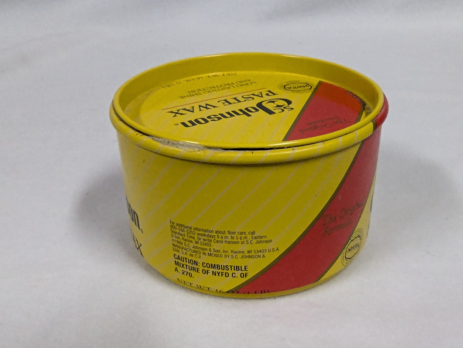 SC Johnson Paste Wax ~ The Original Formula ~ 13.5 oz Discontinued