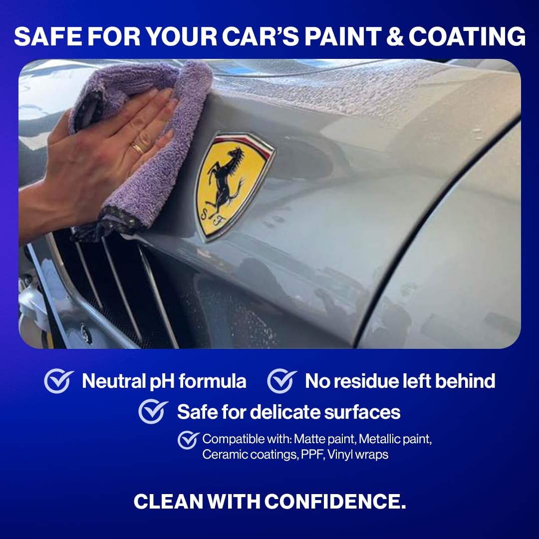 Car Wash In A Can™ Kit, Premium Waterless Car Wash Spray, Ready-to-Use Formul…