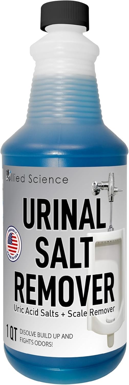 Urinal Salt, Calcium and Mineral Scale – Eliminates Urine Odor, Destroys Uric…