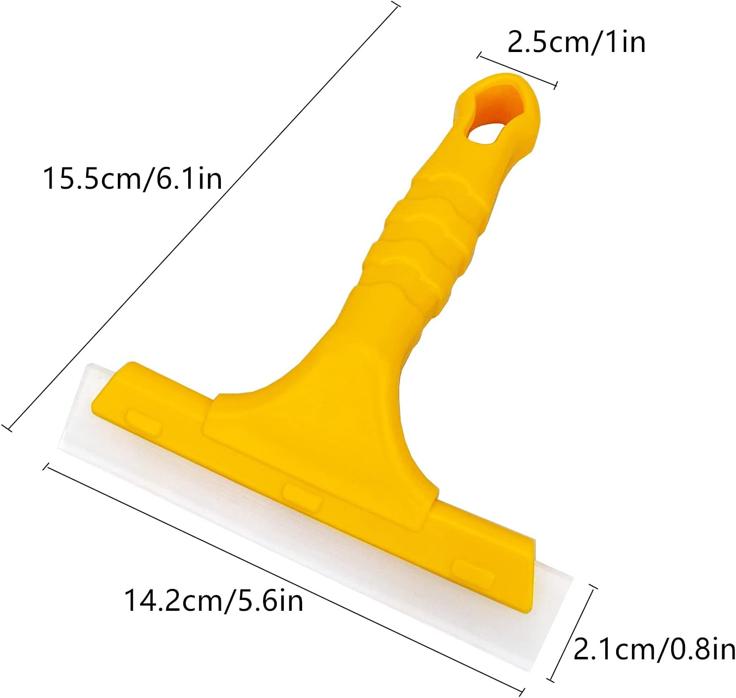 Ccyanzi Silicone Blade Small Squeegee, Shower Glass Squeegee, Window Tint, for W