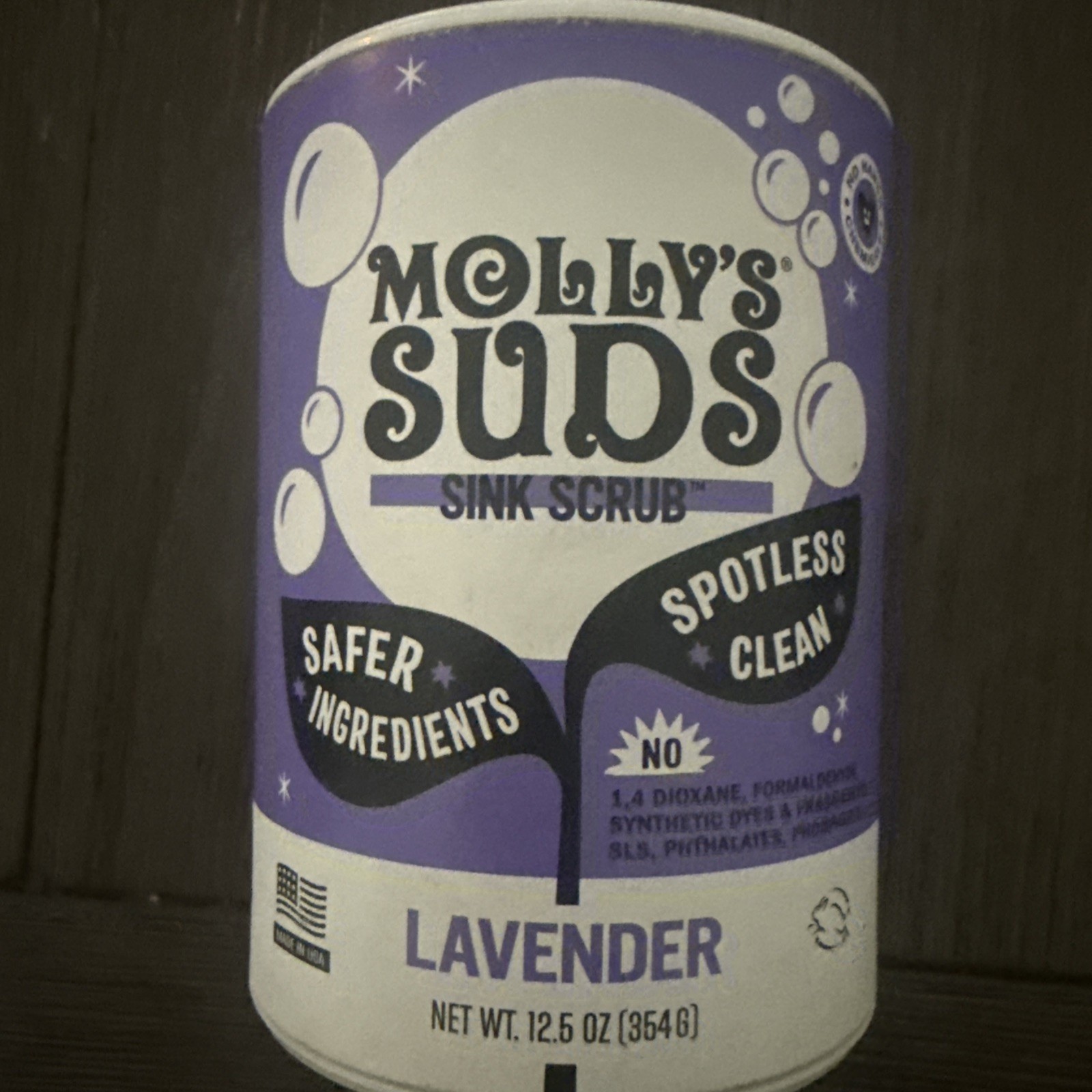 Sink Scrub Lavender 12 Oz By Molly’s Suds Vegan Safer Cleaning Safer Ingredients