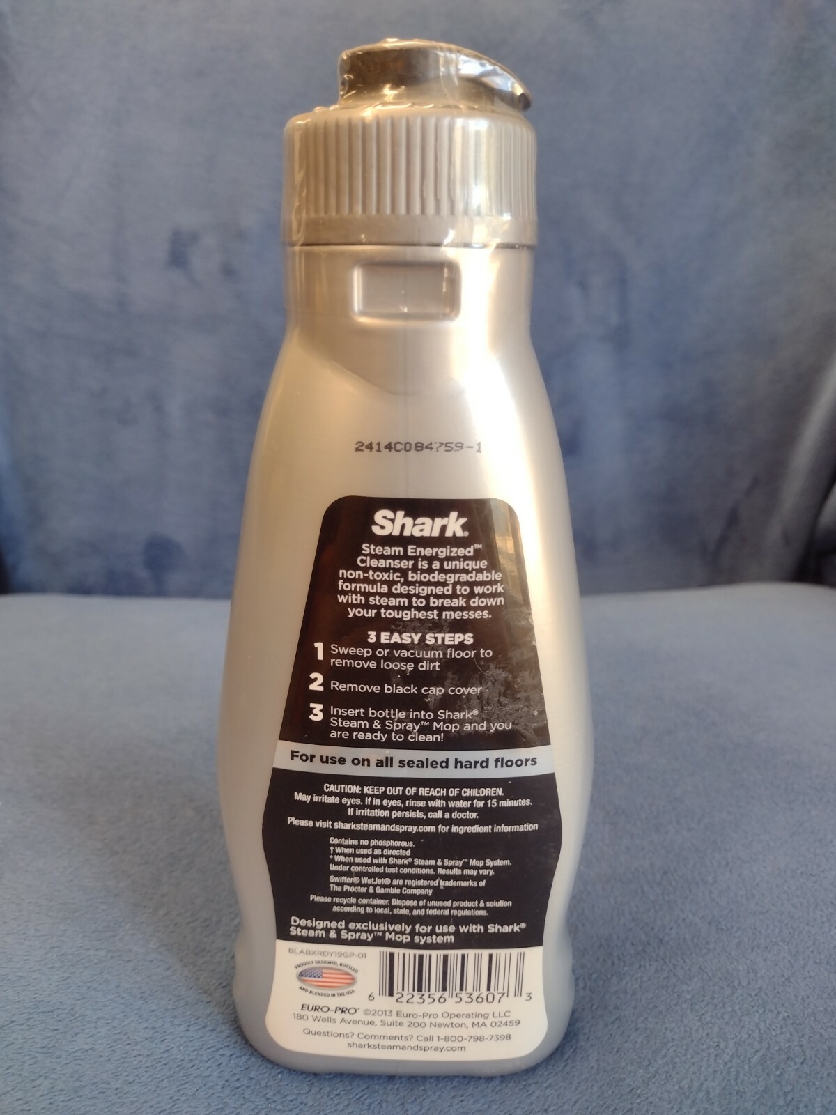 NWT Shark Steam Energized Cleanser Multi Floor Waterfall Fresh 20 floz INCL. CAP