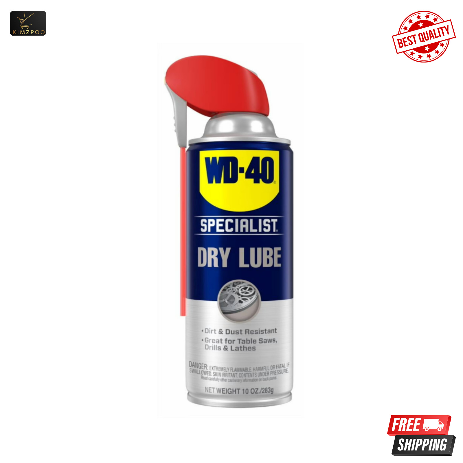 WD-40 Specialist Dry Lube Smart Straw Spray 10oz