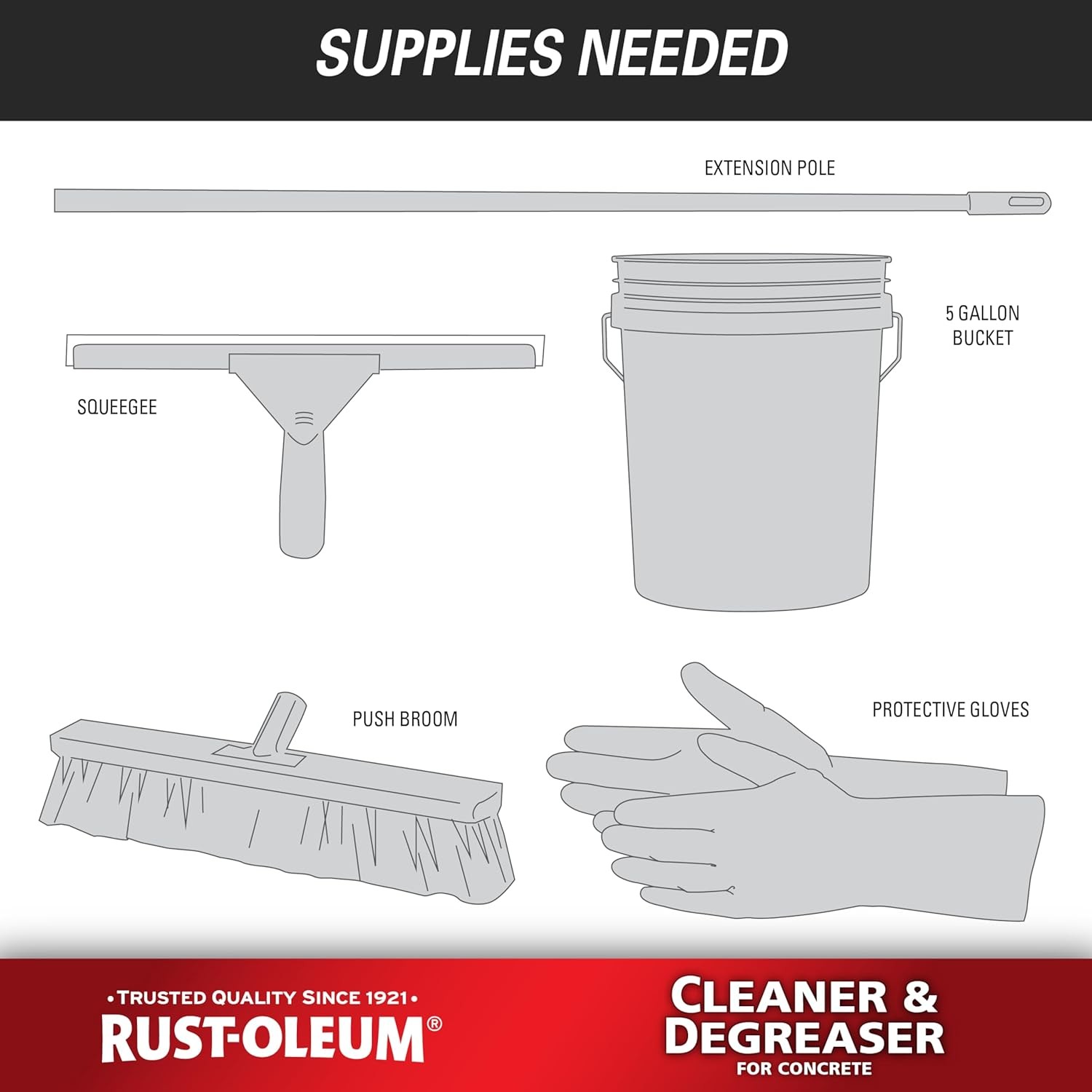 Rust-Oleum 301243 Cleaner and 128 Fl Oz (Pack of 1), & Degreaser