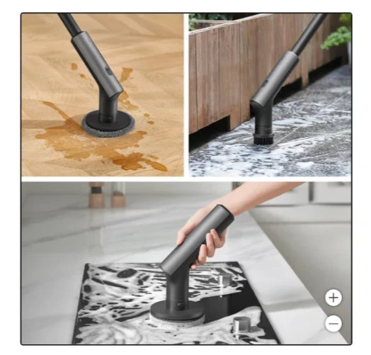 HOTO Cordless Spin Scrubbers six brush heads IPX7 waterproof
