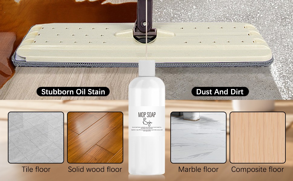 pensai Mop Soap for Floor Cleaning,R and W Mop Soaps,Mais Mop Soap