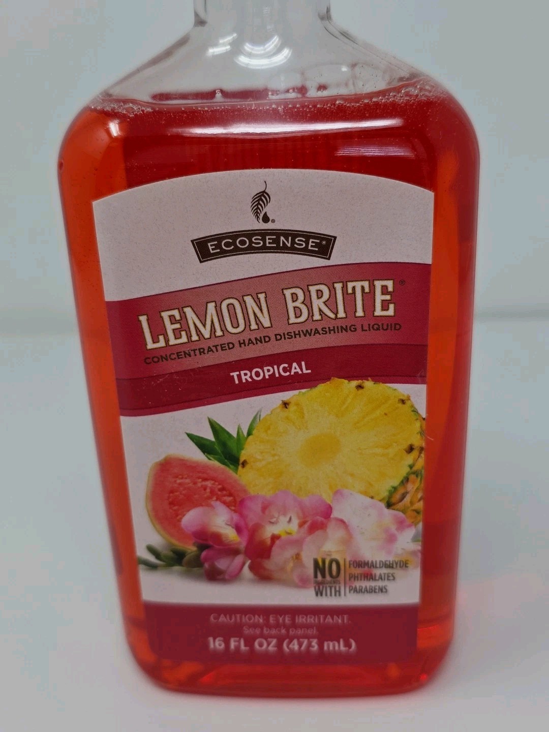 Ecosense Lemon Brite Concentrated Hand Dishwashing Liquid Tropical 16 Fl Oz NEW