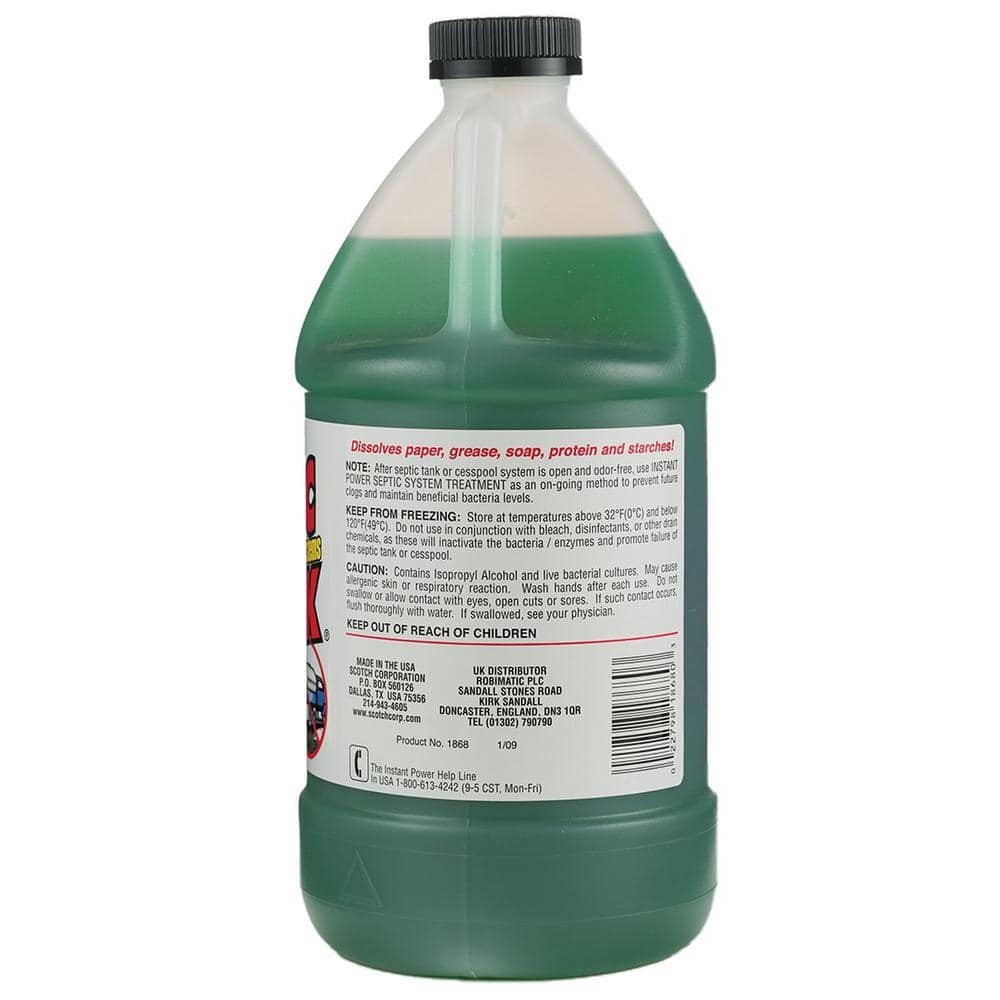 67.6 Oz. Septic Shock Treatment, Septic Tank Cleaner and Drain Field Restorer