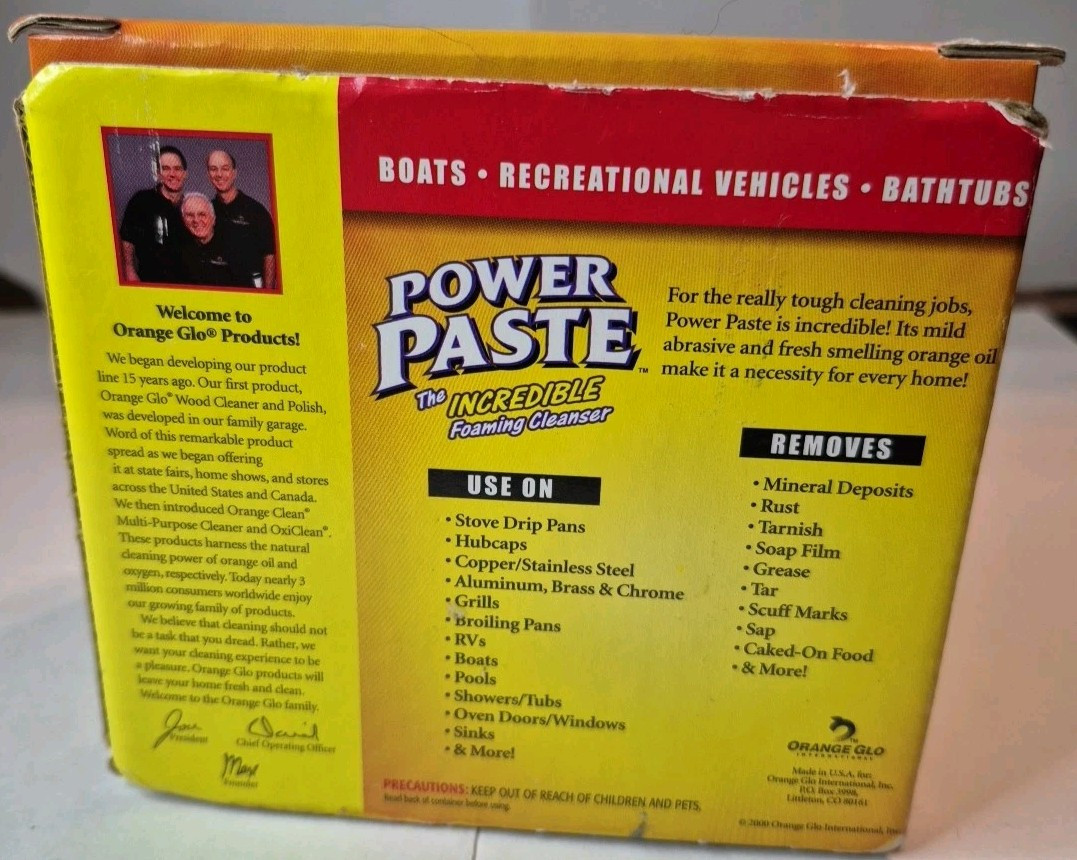 Orange Clean Natural Orange Cleaning Power Paste 14oz, 28024