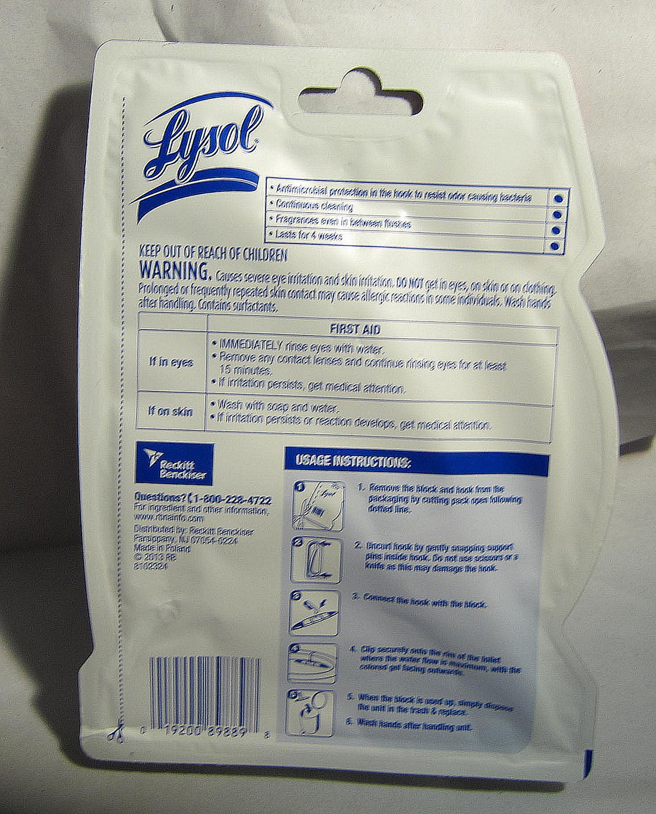 Lysol No Mess MAX Automatic Toilet Bowl Cleaner Pine Fresh Scent