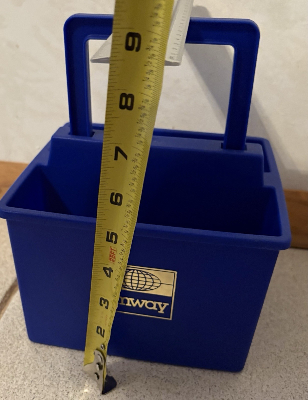 Vintage Amway Cleaner Caddy (bucket, Carrier) Blue