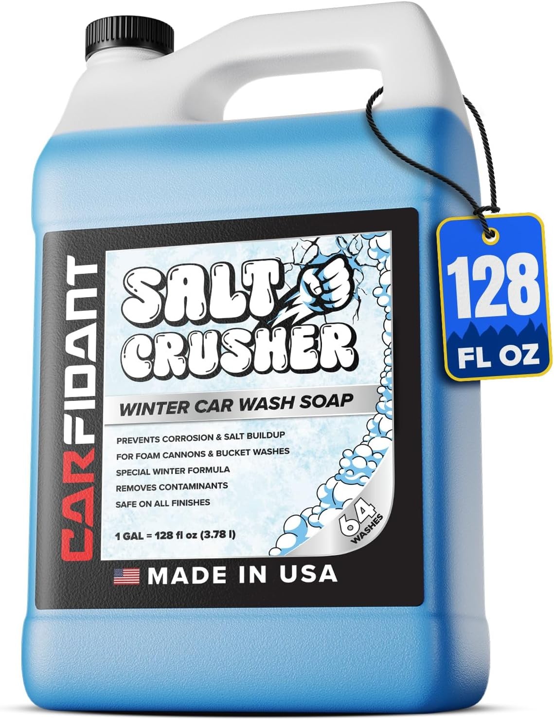 Carfidant Salt Crusher Car Wash Soap Snow Foam 128 oz