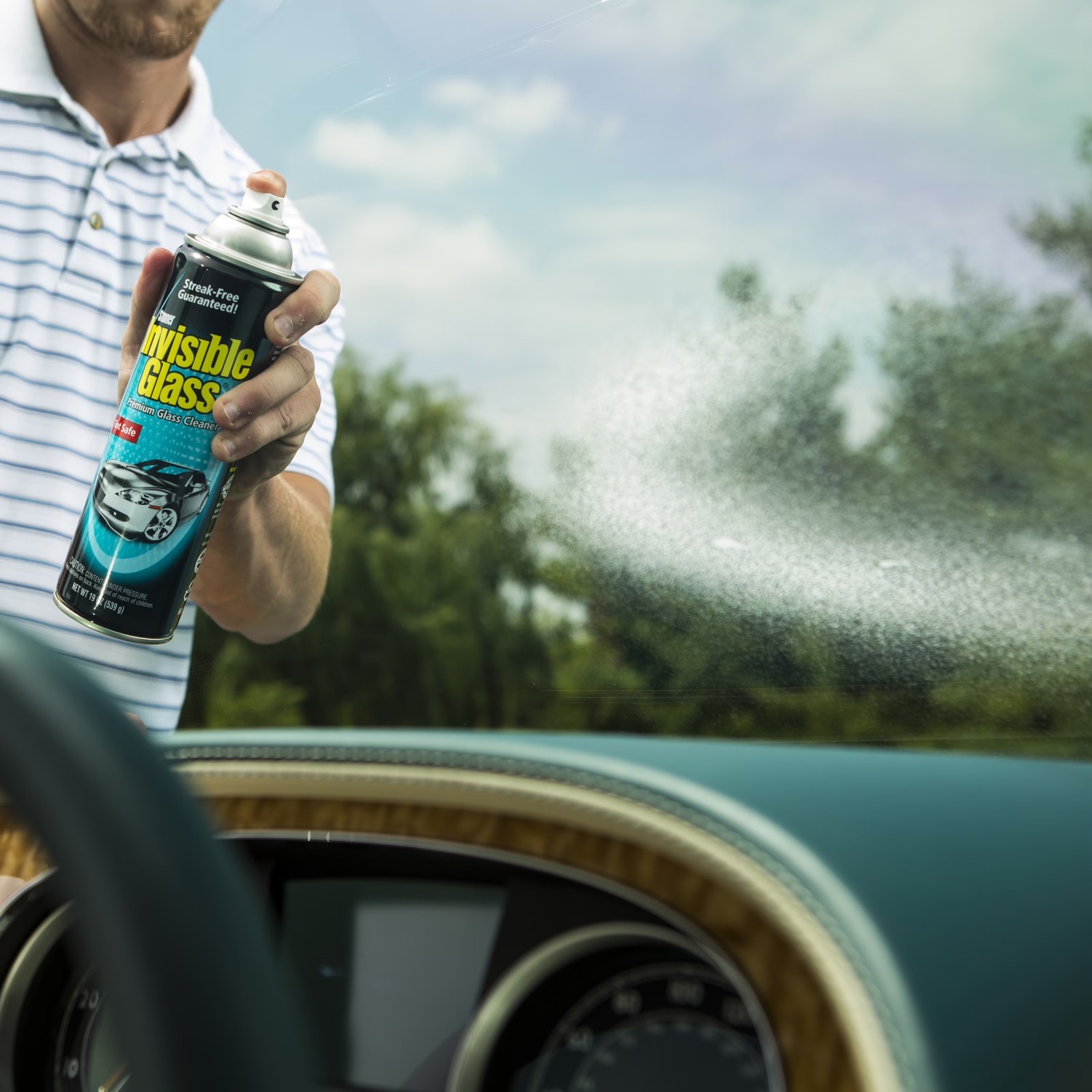 (2 Pack) Stoner Invisible Glass Automotive Glass Cleaner 19 Oz