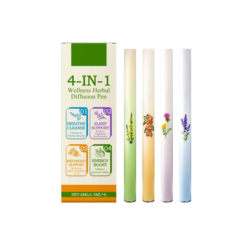 4PCS Natural Diffuser with Mint for Lung Health & Fresh Air 2026 NEW