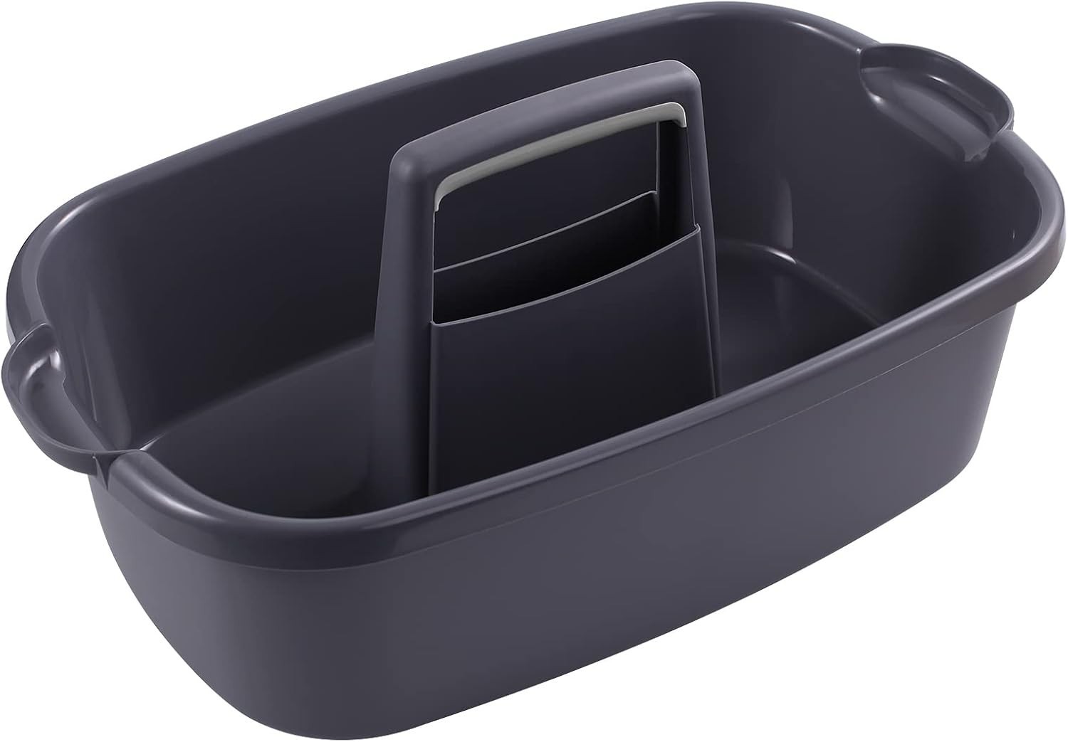 2-Pack Large Gray Cleaning Caddy for Cleaning Supplies with Handle – Portable…