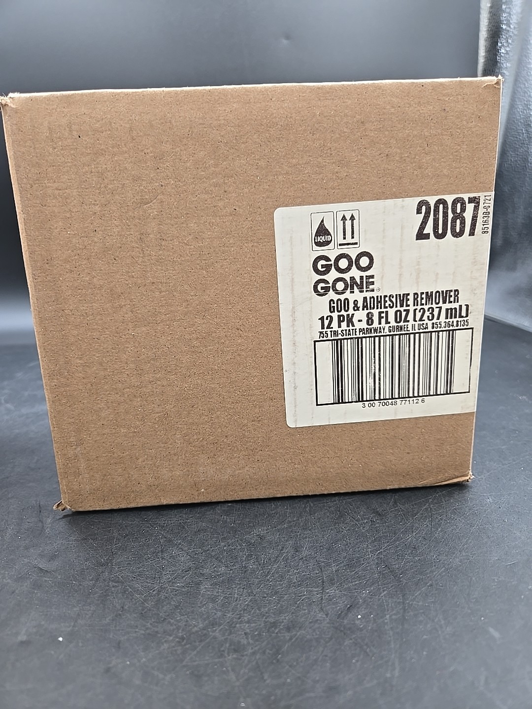 Goo Gone 2087 8 oz. Bottle Original Cleaner – Citrus Scent (12/Carton) New