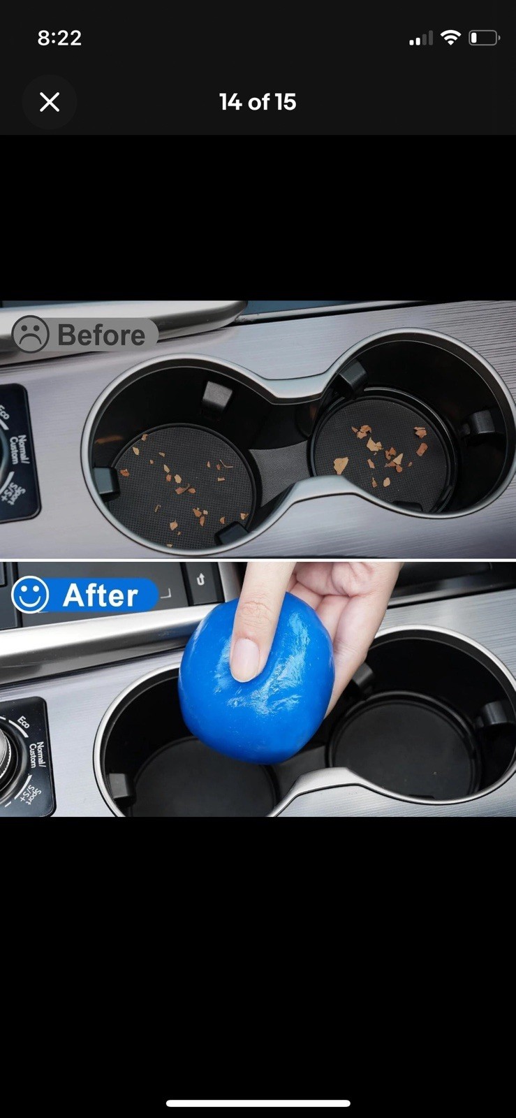 Cleaning Gel for Car Detailing Putty Car Vent Cleaner Cleaning Putty Gel-2 Count
