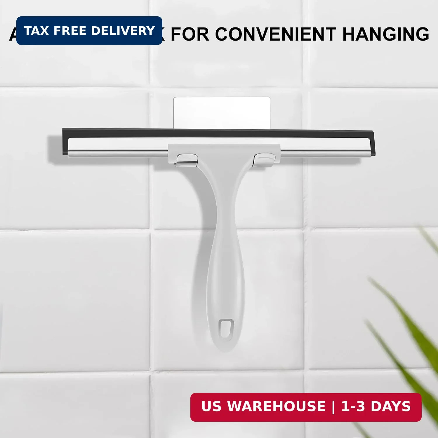 SetSail Shower Squeegee for Glass Doors All-Purpose Squeegee for Shower Glass He