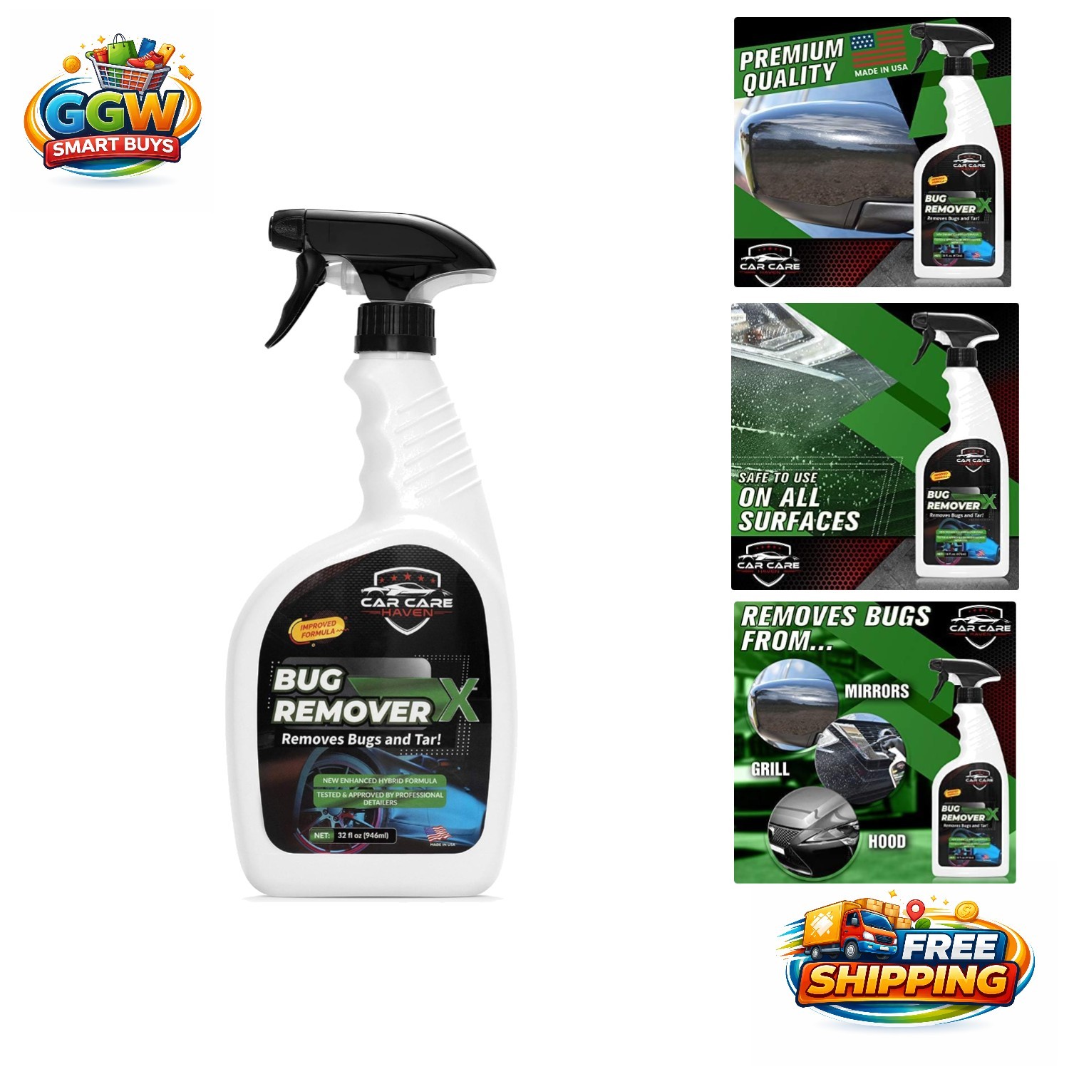 Exterior 32oz Spot Cleaner – Eliminates Tar, Dirt & Road Grime from Vehicles