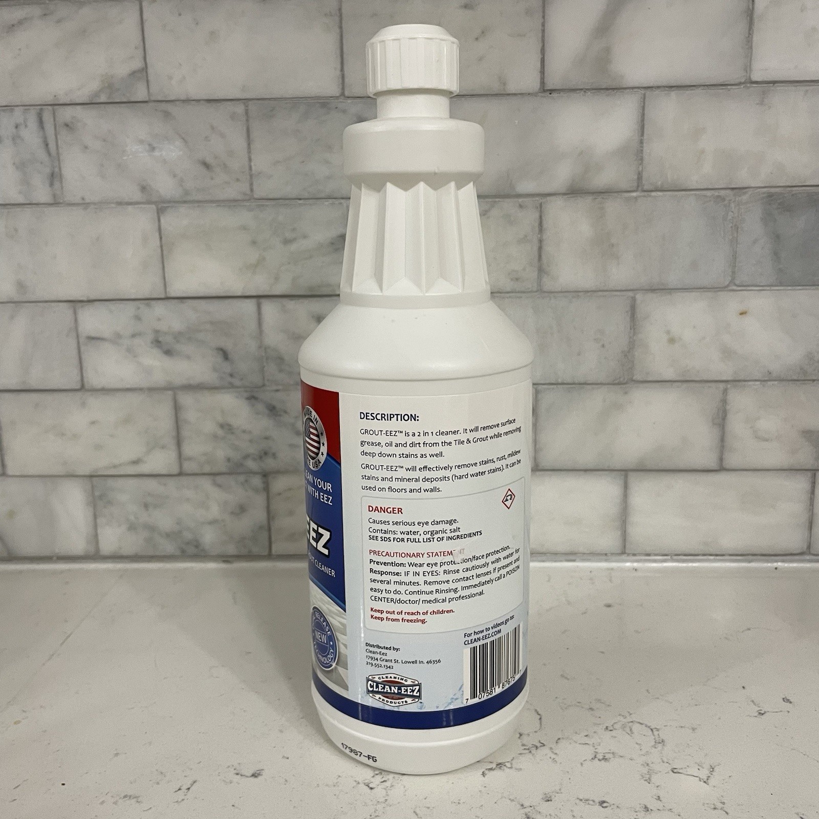 Clean-eez Grout-eez Heavy Duty Grout And Tile Cleaner 32oz(1 Quart)