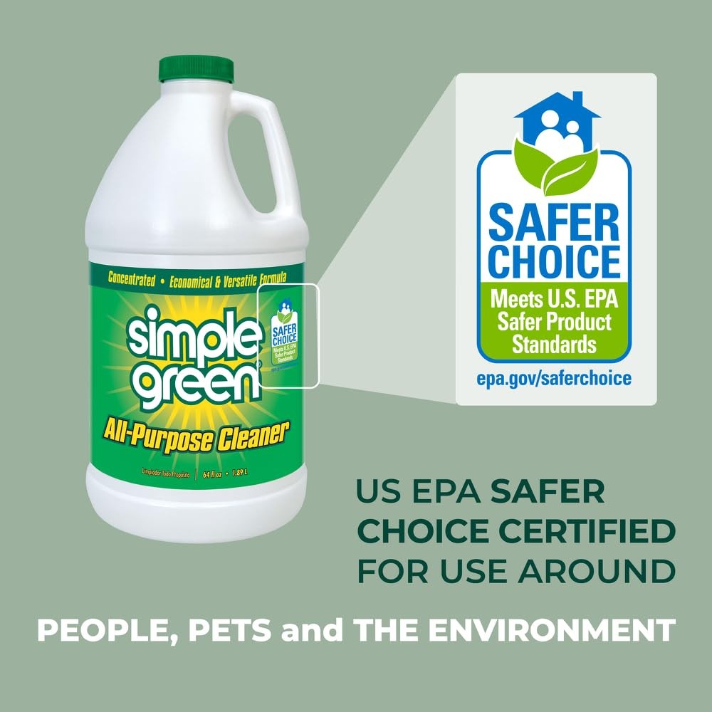 Simple Green All Purpose Cleaner Concentrate 64 Fl Oz | Safer Choice Certified