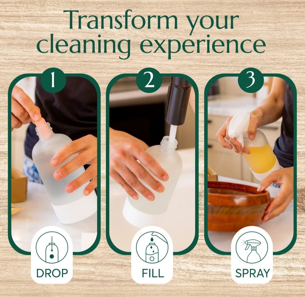 Wood and Flooring Cleaning (6 Pack) – All-Purpose Multi-Surface Household Cle…