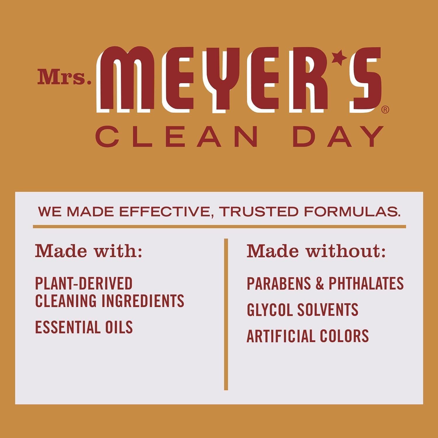 Mrs Meyers Clean Day Holiday Scented Multi Surface Cleaner 32 Fl Oz Plant Based