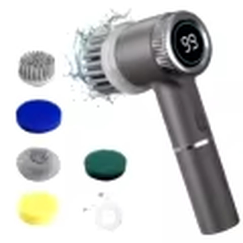 Wireless Electric Cleaning Brush Powerful IPX7 Waterproof USB Rechargeable Autom