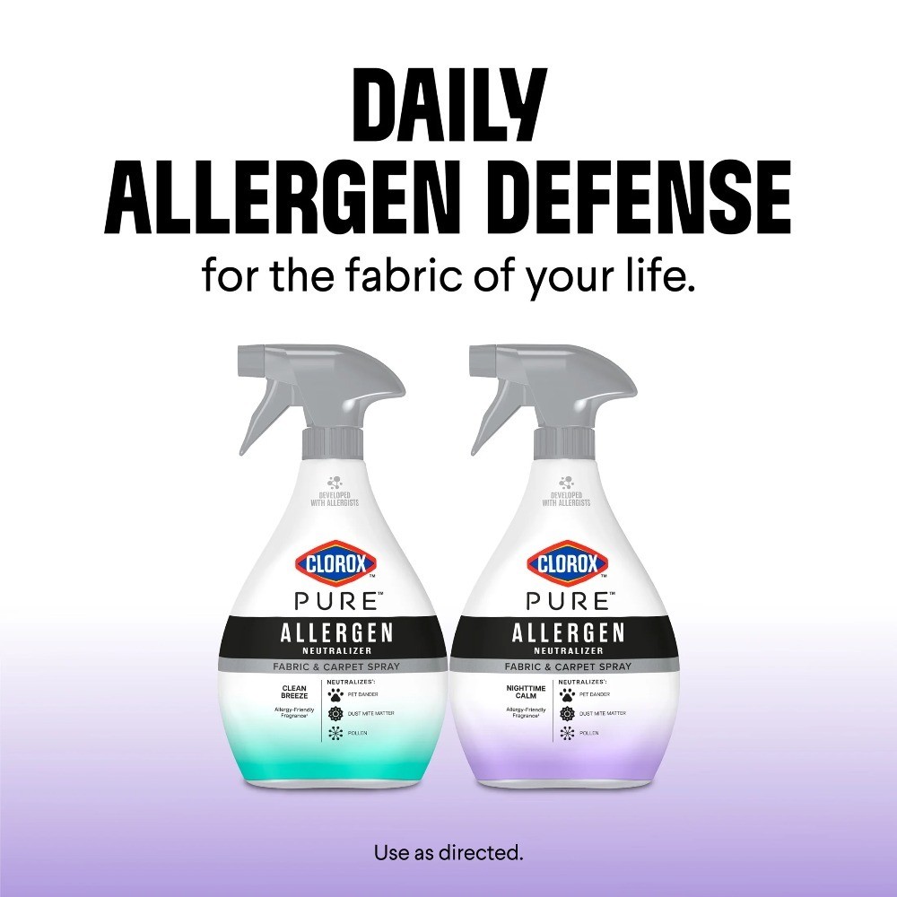 PURE Allergen Neutralizer Fabric and Carpet Spray, Nighttime Calm, 26 Fl Oz.
