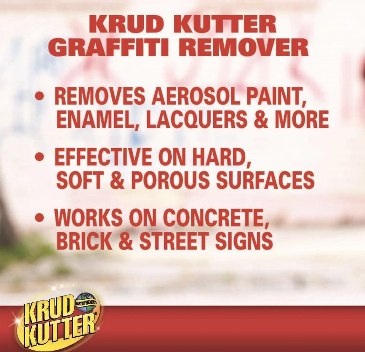 Krud Kutter GR326 32oz Spray Graffiti Remover 643