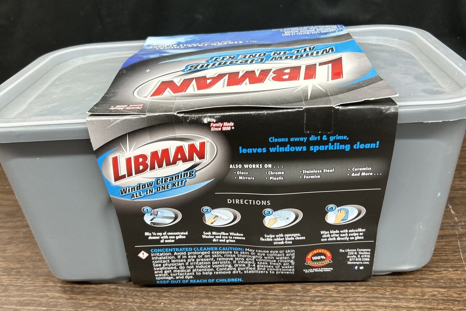 Libman 3.5-Gallon Window Cleaning All-In-One Kit