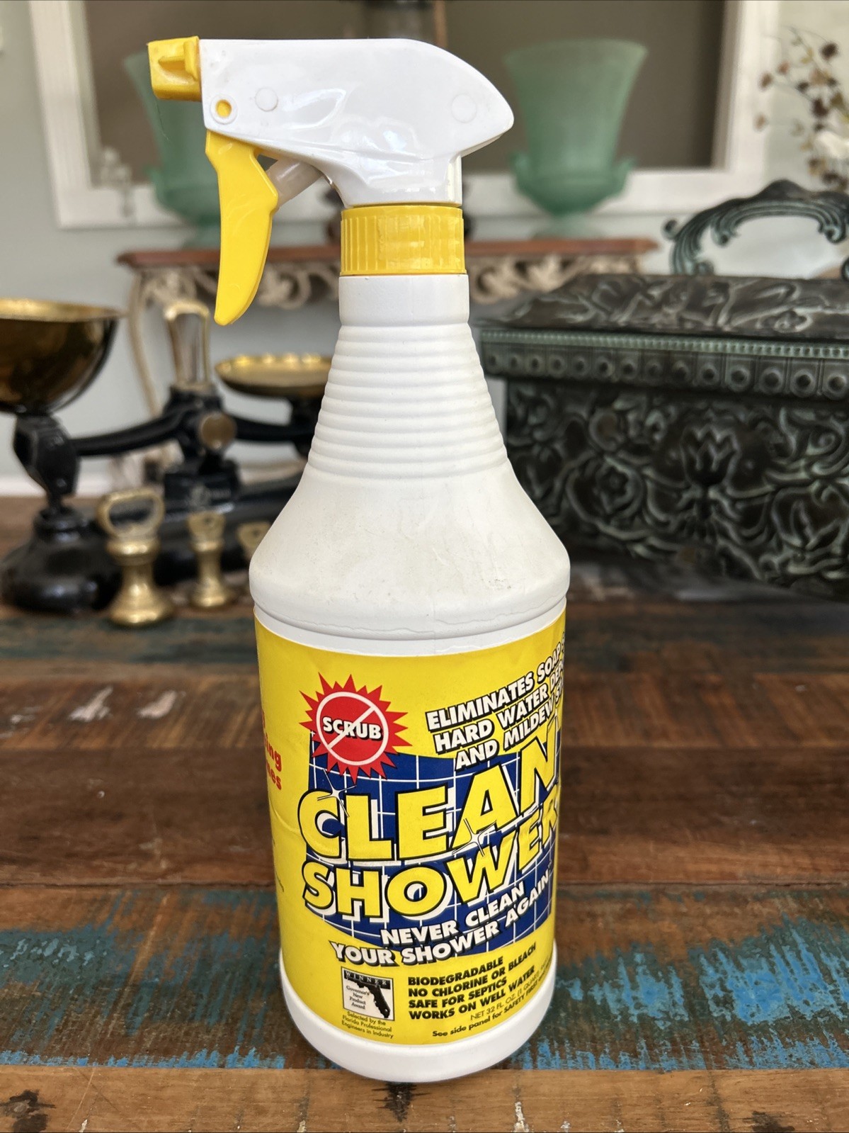 Vintage 1997 Clean Shower Daily Shower Mist 32 Oz Spray Original Formula NOS HTF