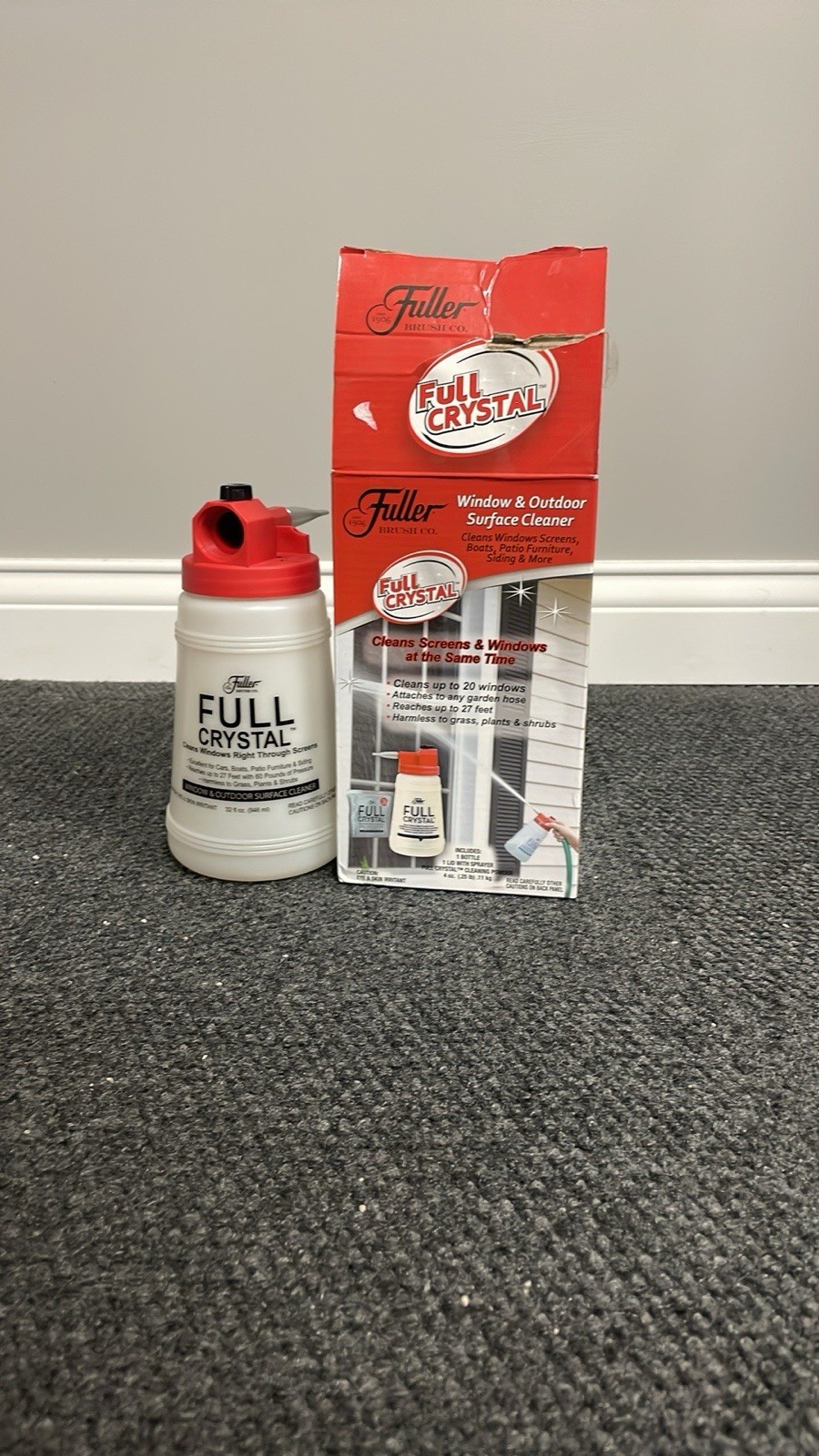 Fuller Brush FBFC-6 As Seen On TV Full Crystal Window & Outdoor Surface Cleaner