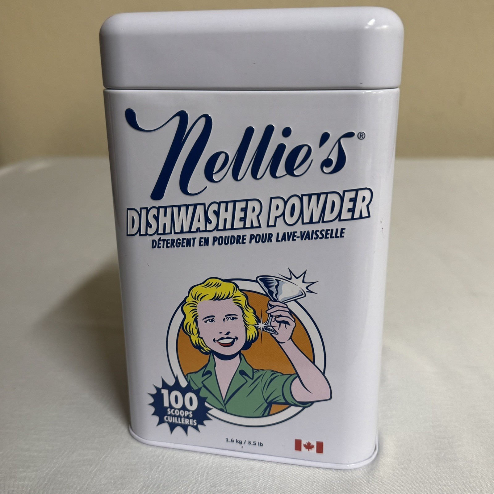 Nellies Dishwasher Powder 100 Scoops/Loads Eco Friendly Dish Detergent Clean NEW