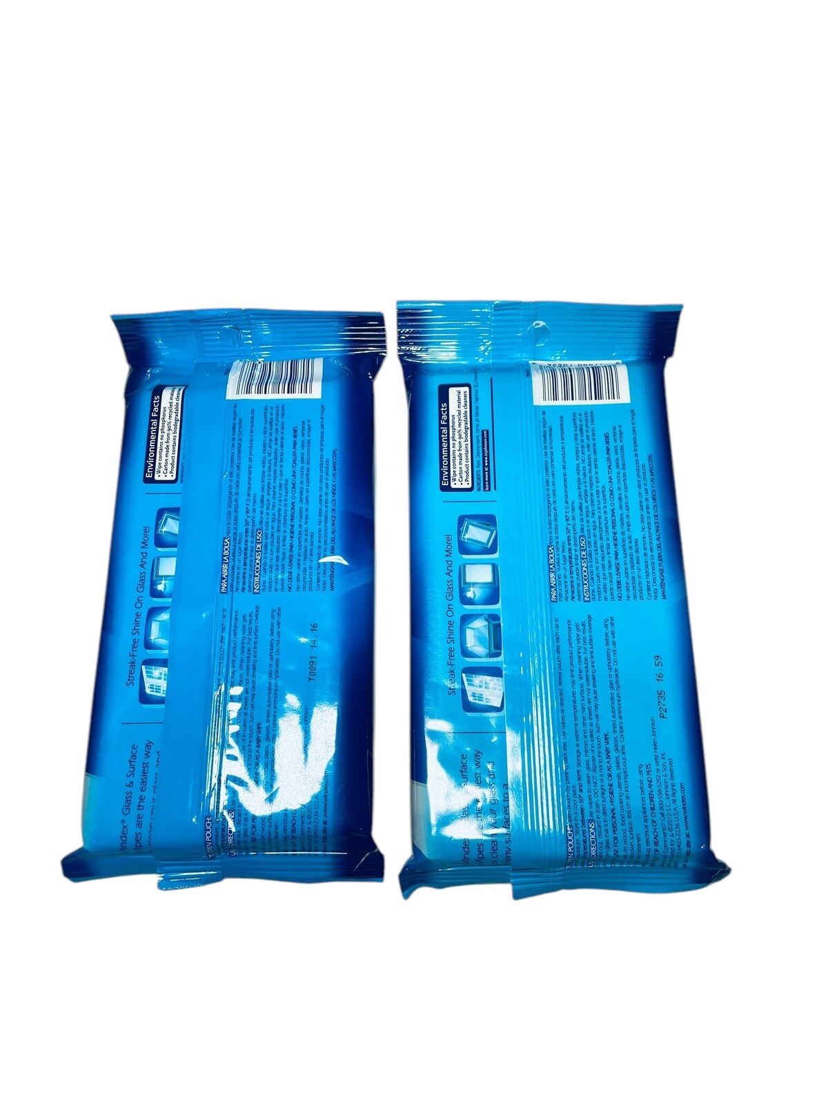 Windex Original Glass & Multi surface Wipes 28 Pk (each) Lot of 2