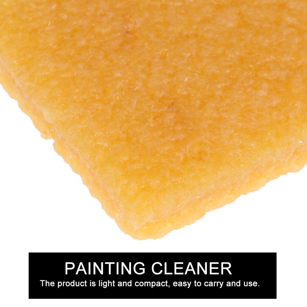 3Pcs Durable Rubber Watercolor Erasers Art Cleaning Tools Yellow for Painting
