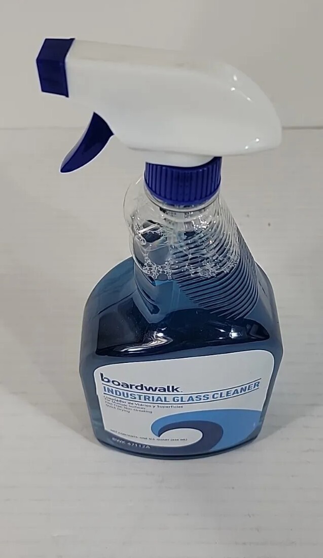 Boardwalk Industrial Strength Glass Cleaner with Ammonia, 32 oz. New