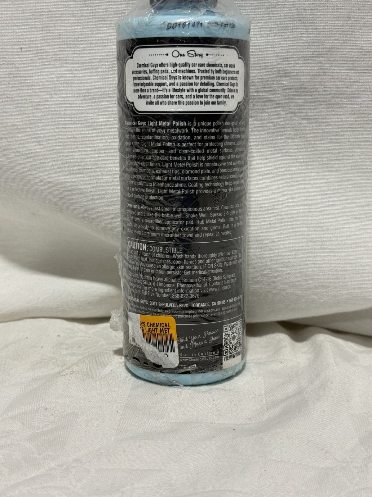 Light Metal Polish (Works on Chrome, Stainless Steel, Aluminum & More), 16 fl oz