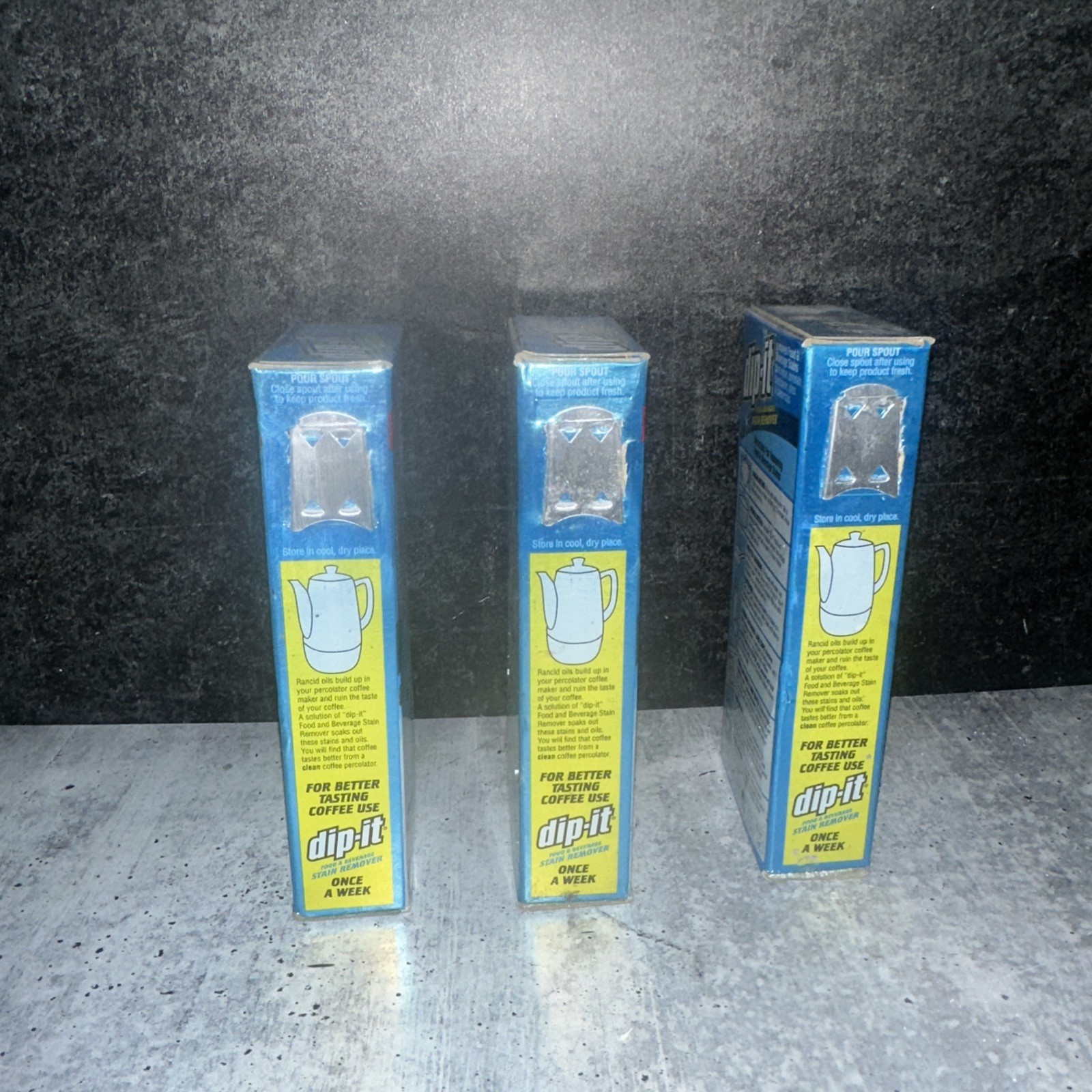 3 Lot dip-it Food & Beverage Stain Remover Powder – 5 fl oz Dip It Read!
