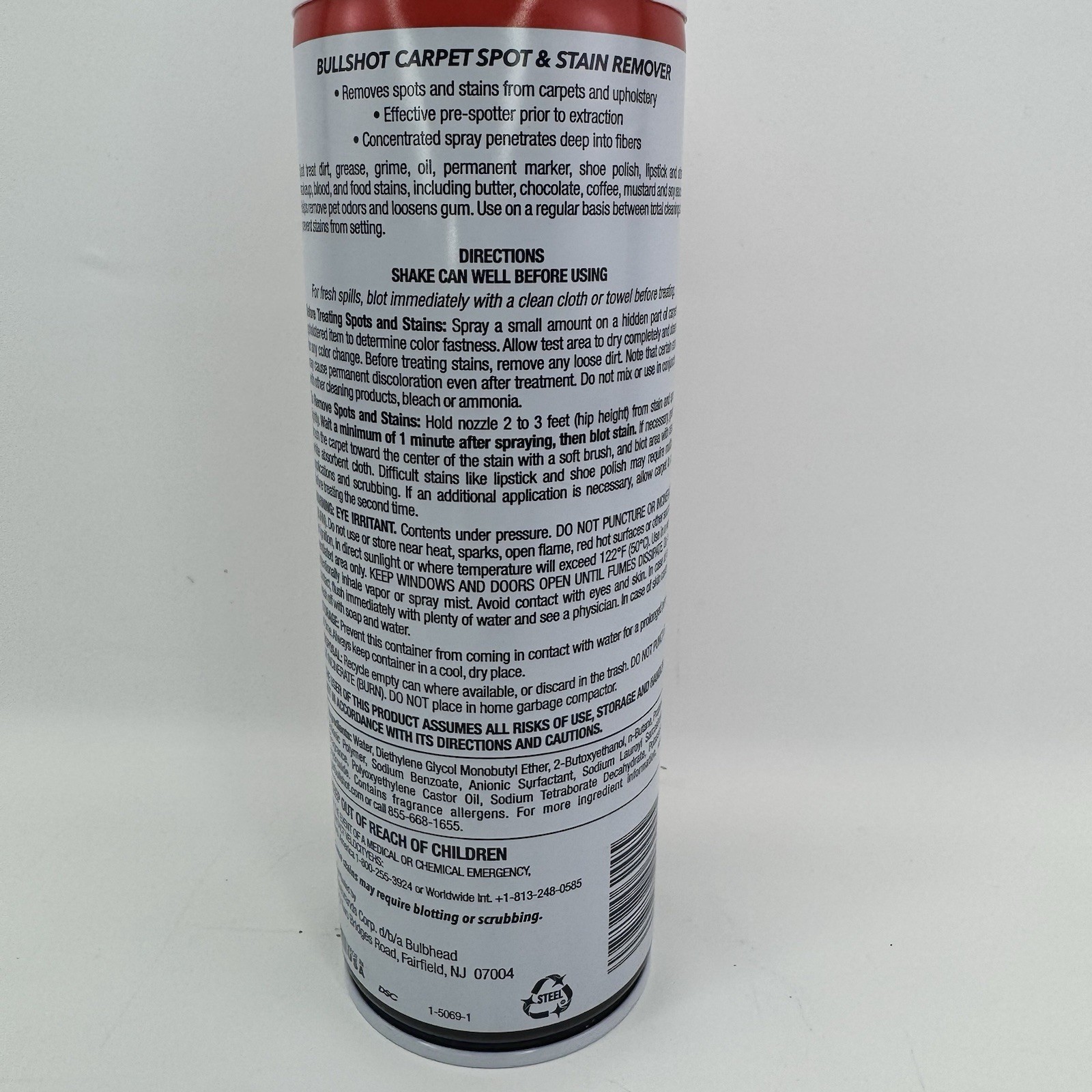 Horsepower Bull Shot Carpet Stain Remover 18oz Spray Pet Odor Cleaner Spot Sta