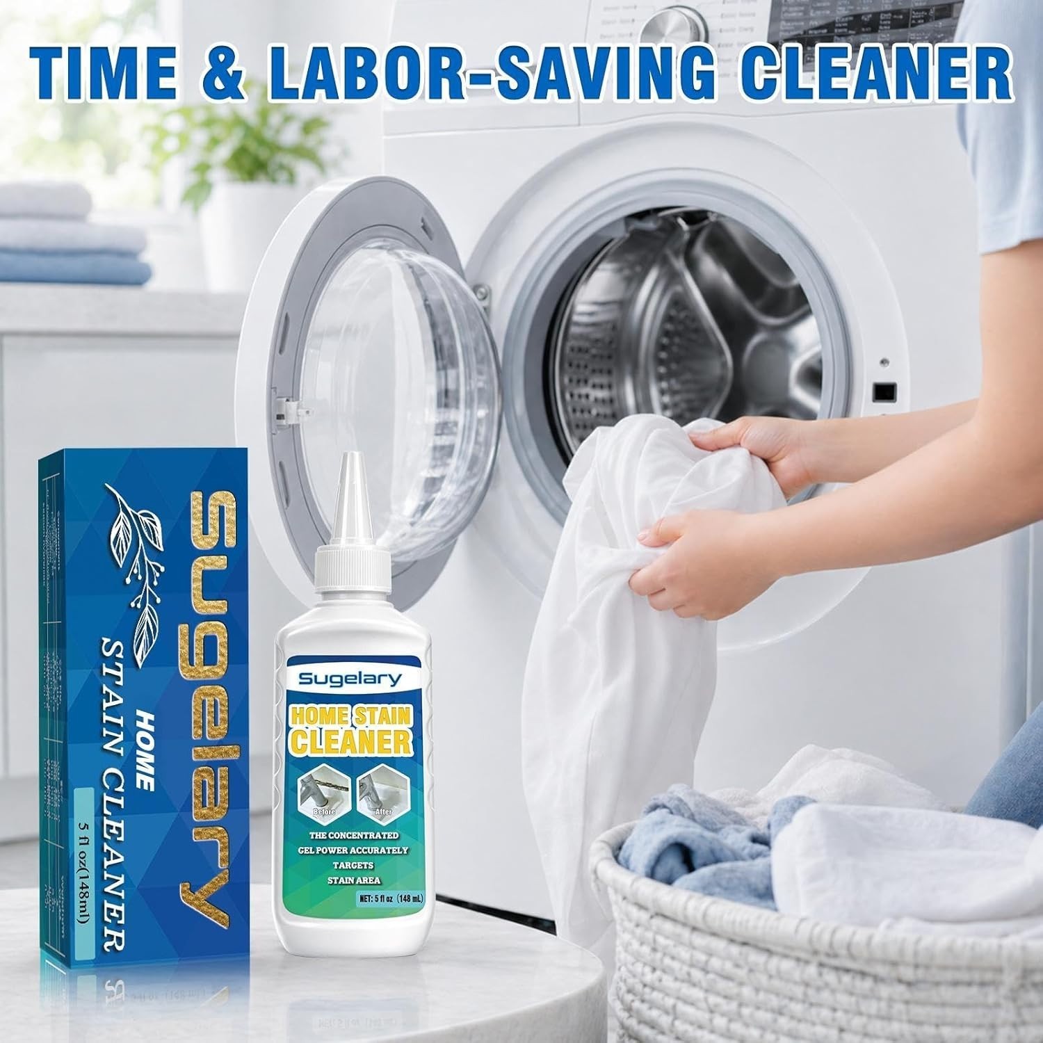 5 fl oz Versatile Mold Stain Cleaner Gel for Bathroom, Kitchen & Household Use