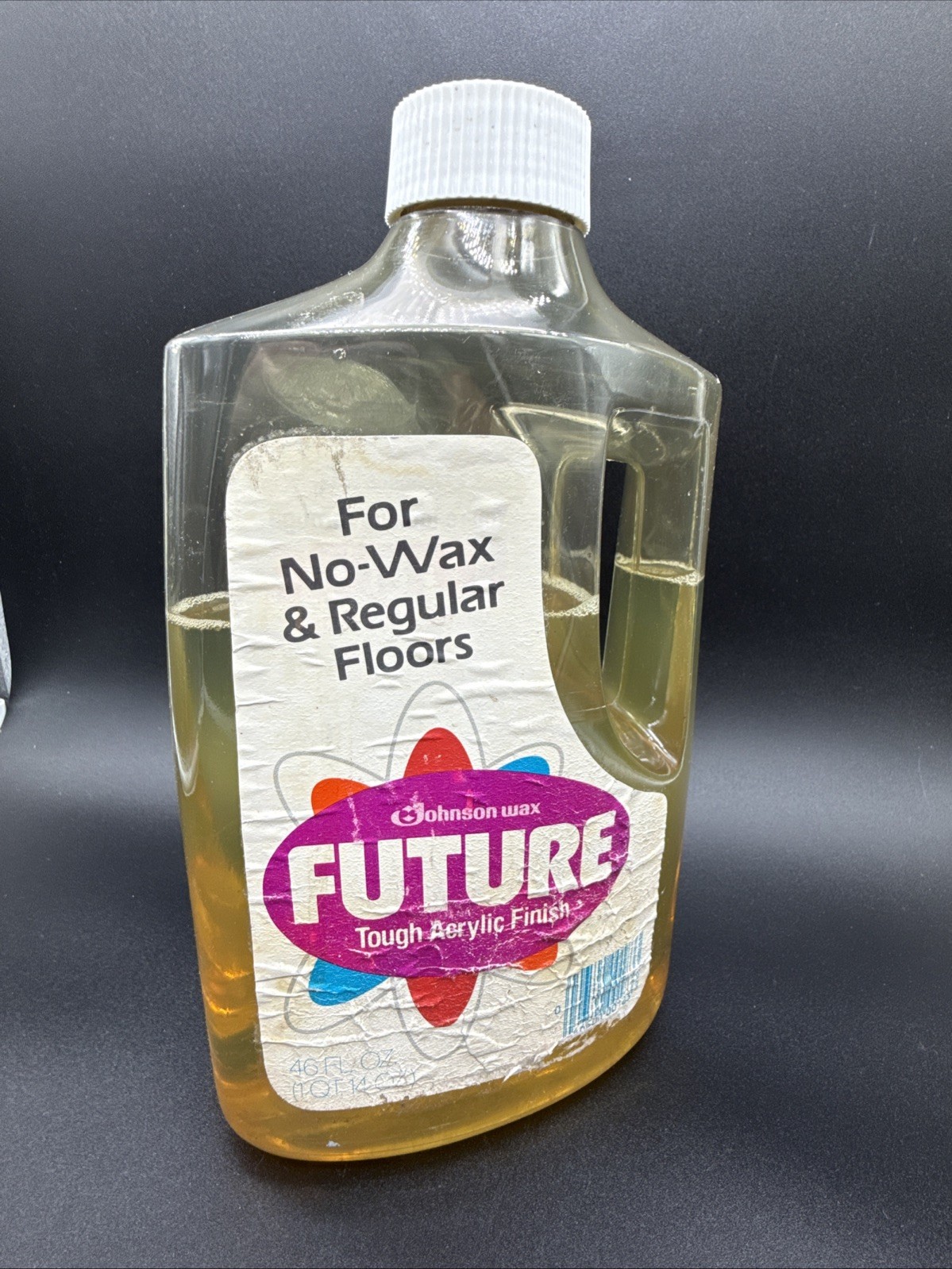 Vintage Future No Wax Floor Shine 1980 SE Johnson 46 oz ~75% full