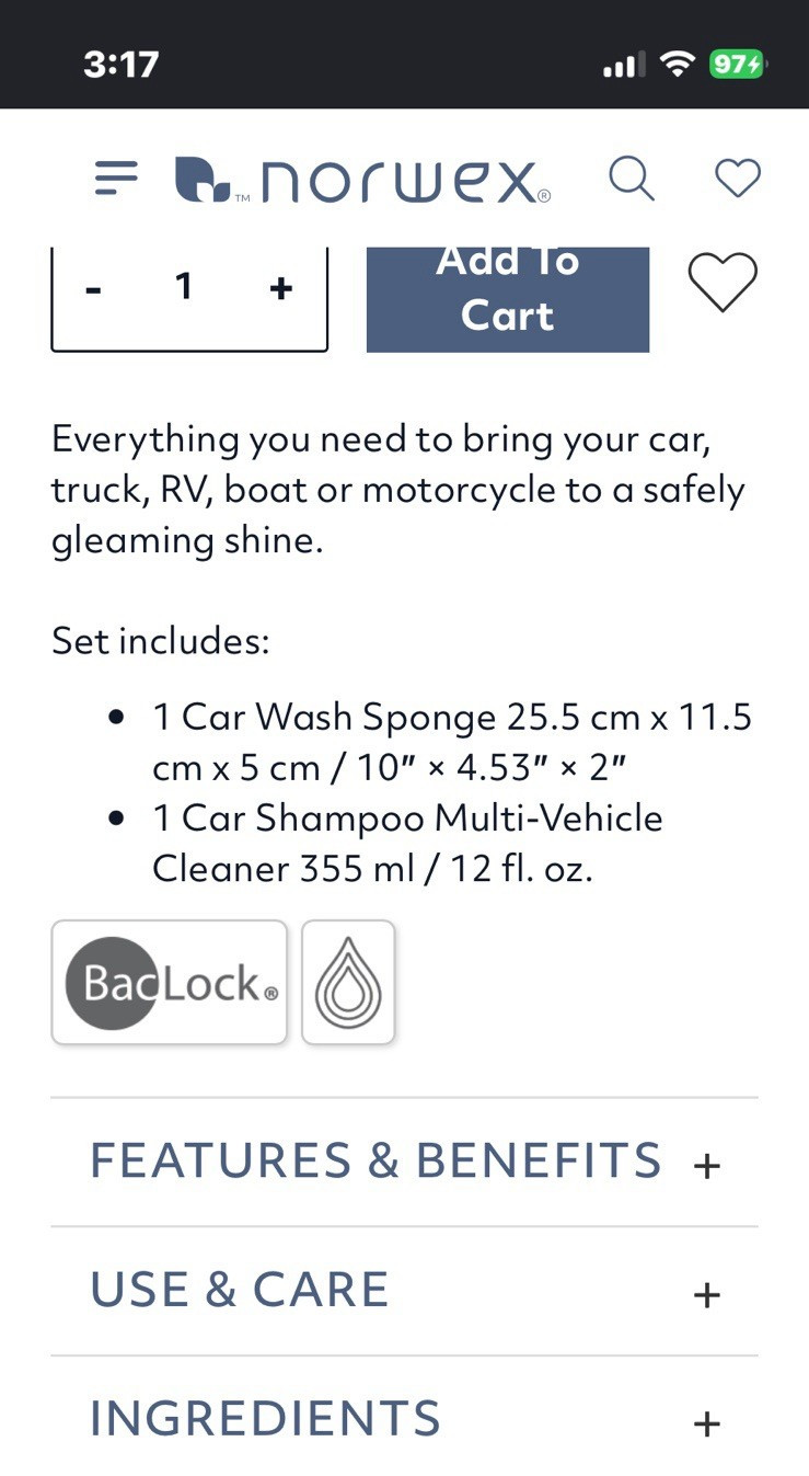 Norwex Car Exterior Essentials
