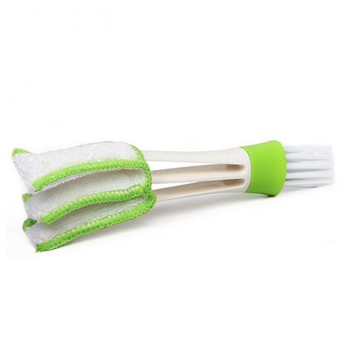 5x PCS – Portable Double End Car Vent Brush Dust Cleaner Window Air Con Blinds