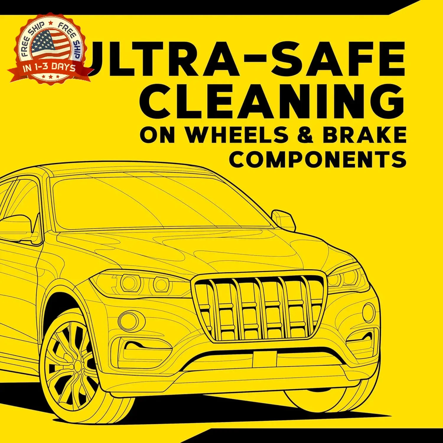 Meguiar’s Hot Rims Aluminum Wheel Cleaner, Deep Foaming Rim Cleaner Spray Formul
