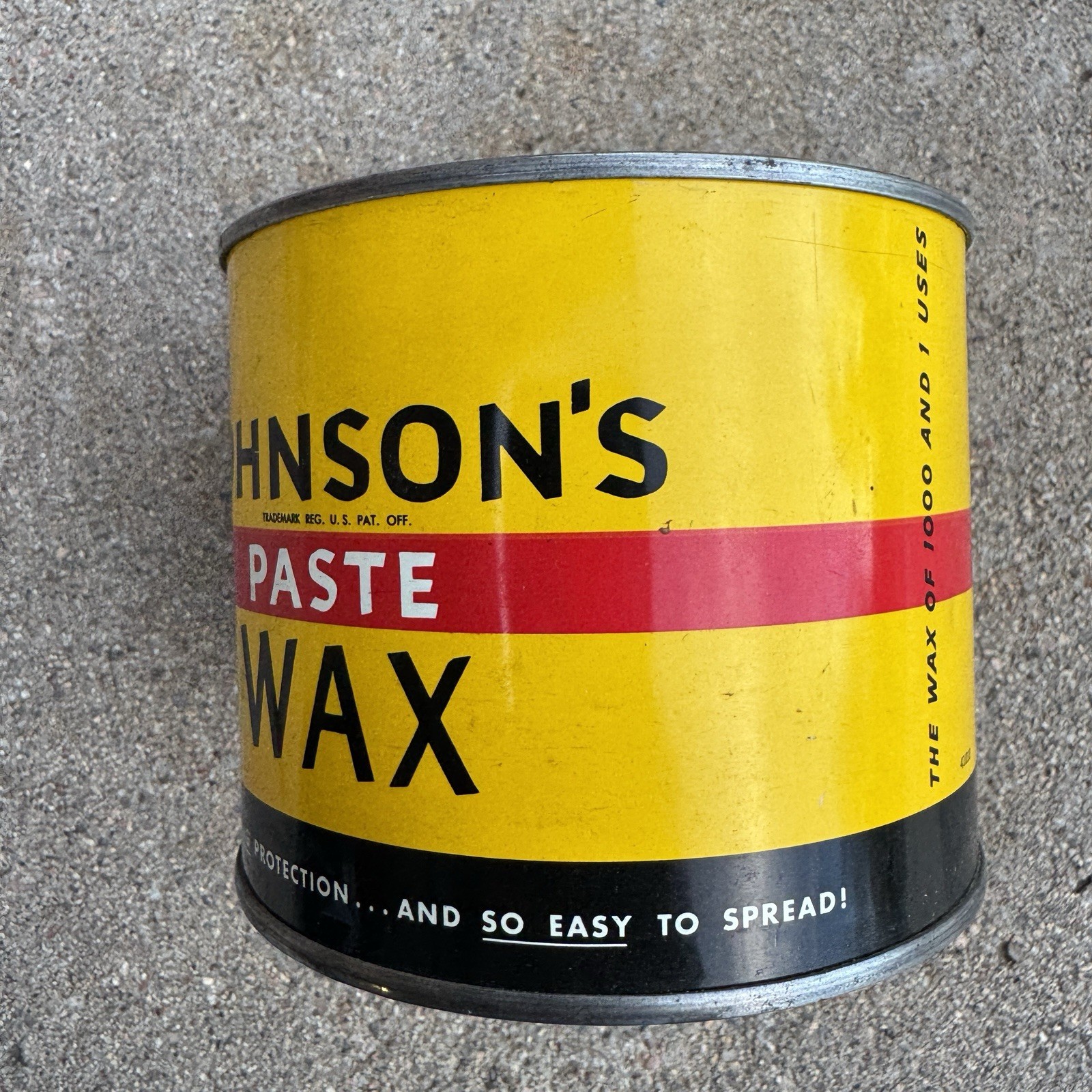 Johnson’s Paste Wax 1 Lb .2 oz in vintage can