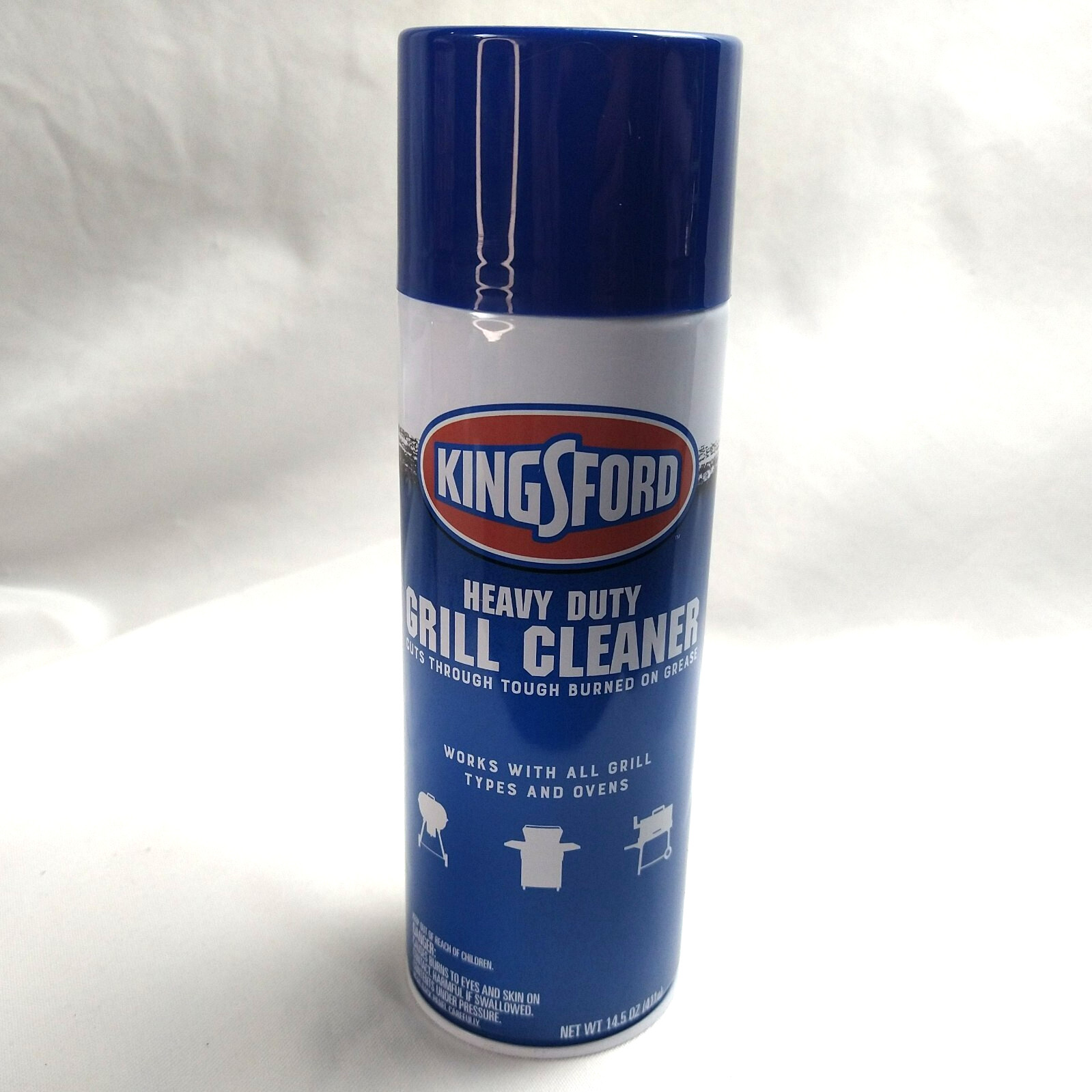 Kingsford Heavy Duty Spray-On Grill Cleaner Aerosol Cuts Through Grease 14.5oz